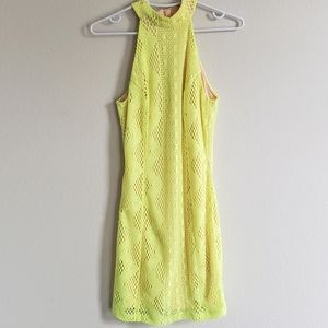 Halter Open Back Mini Dress